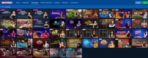 betfred live casino